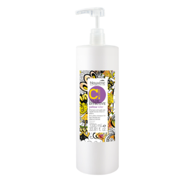 Nouvelle - Color Effective - Yellow Killer Shampoo - Hair Care - 1000 ml