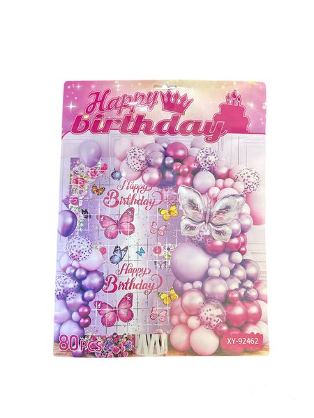Fairy Tale Pink Butterfly Balloon Set