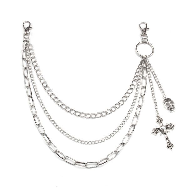 Chain For Pants Layered Pants Jean Chain Silver Goth Biker Wallet Chains
