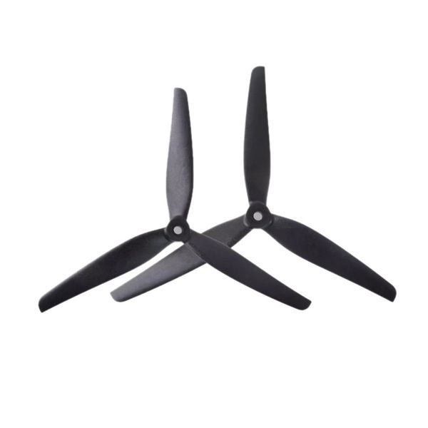 3 Blades Black Carbon Reinforced Nylon Propeller for Fpv Drone 7045