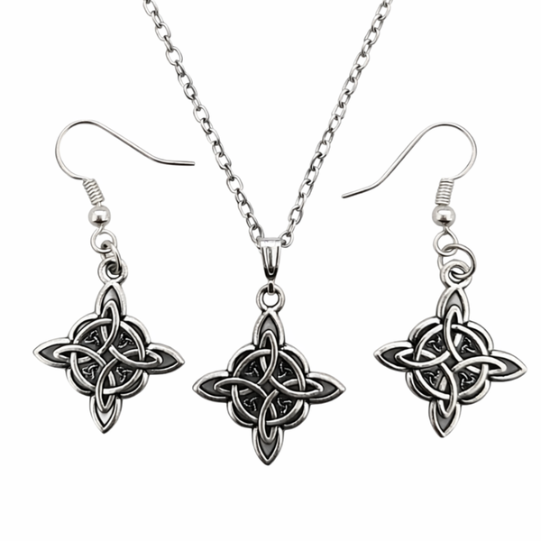 Eternal Knot Celtic Jewelry Set