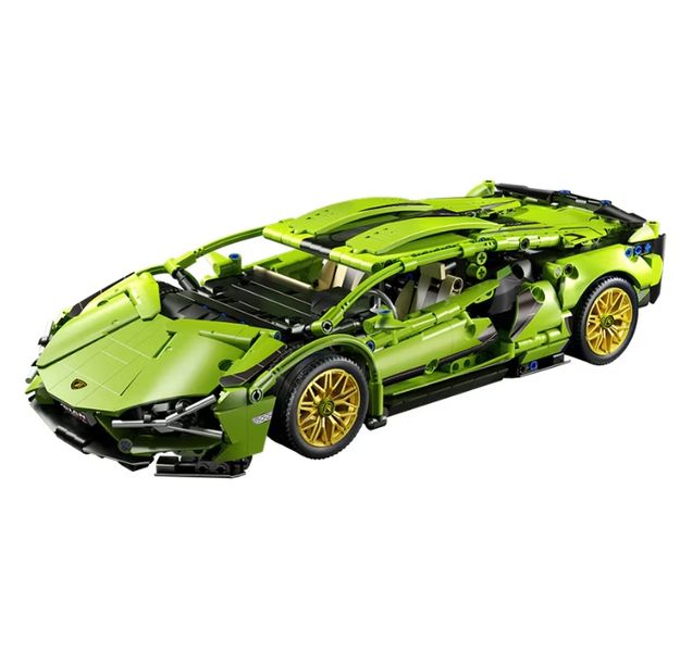 Lamborghini Construction Set, 913 Pieces, Green