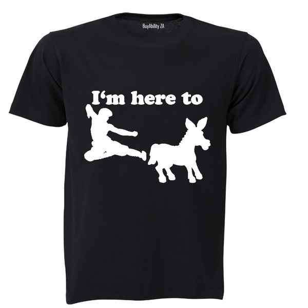 Mens - T-Shirt - Black image