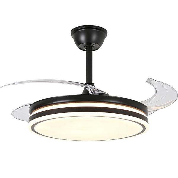 Low Profile Ceiling Fan - Modern Folding Invisib image