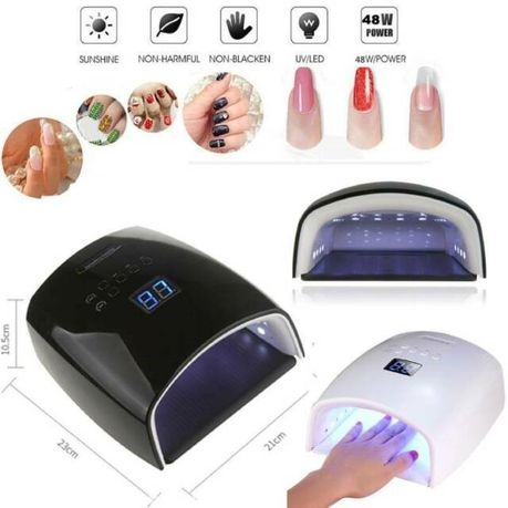 Cordless UV/LED Nail Lamp Rechargeable - 48W (White) | Buy Online in South  Africa 