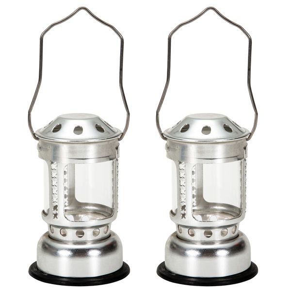 Aluminium Alloy Candle Lantern - Outdoor Hanging