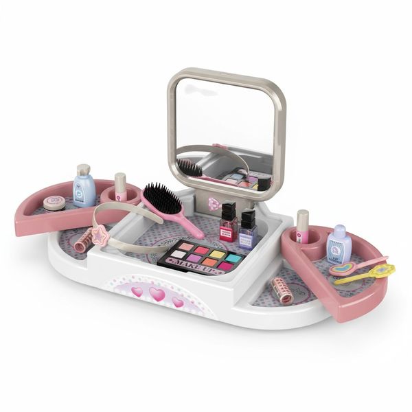 24-Piece Make-Up Station with Adjustable Mirror, Accessories