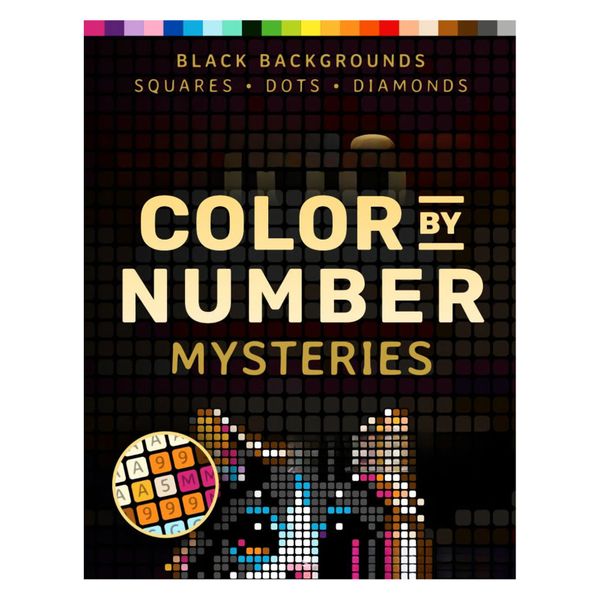 100 Quests Color By Number Mysteries, Color Activity Drawing Learning Book