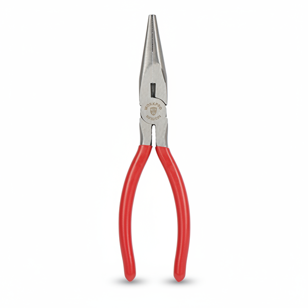 Workpro Long Nose Pliers 160mm - Chrome Vanadium Steel, Ergonomic Grip