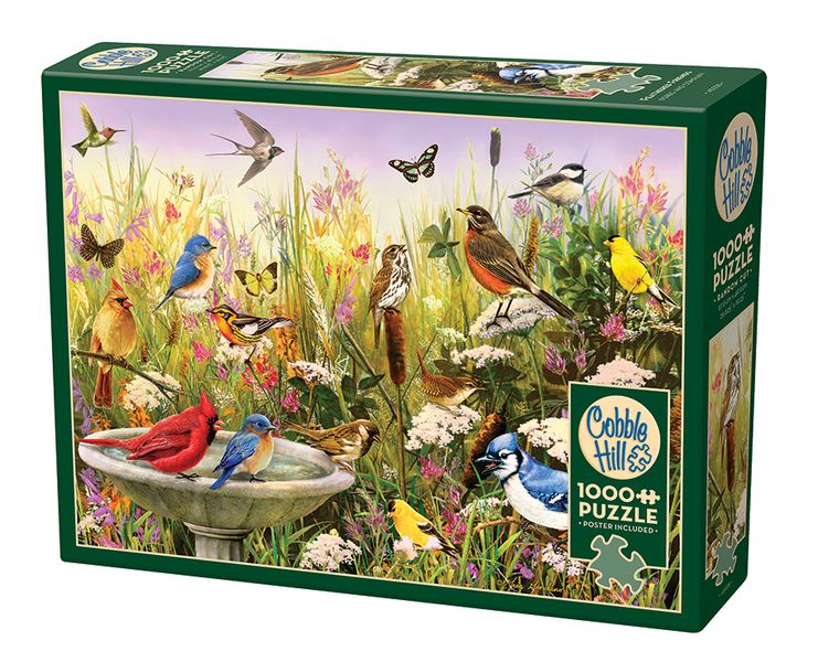 Cobble Hill Feathered Friends 1000 Piece Puzzle