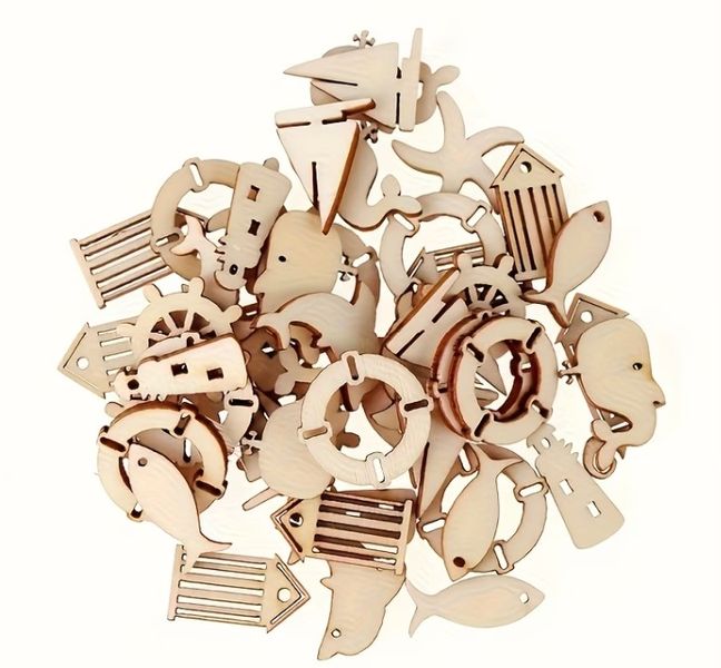 100 Pieces Nautical Ocean themed table scatters
