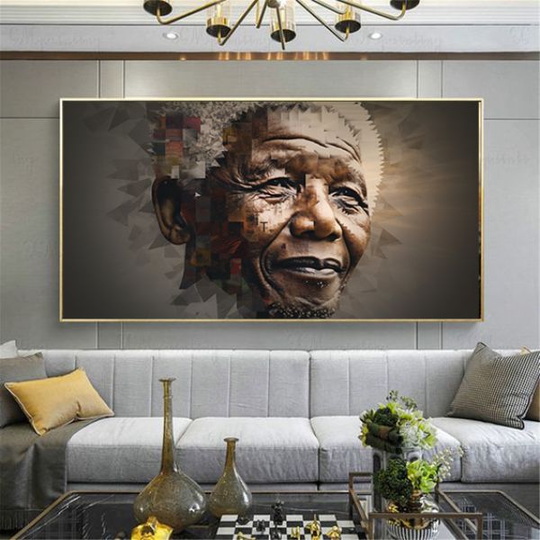 Canvas Wall Decor - Portait of Tata Madiba - 0033