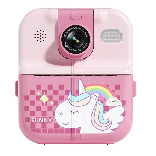 Kid Camera Instant Print,HD Dual-Len Selfie Digital Camera with Print Paper
