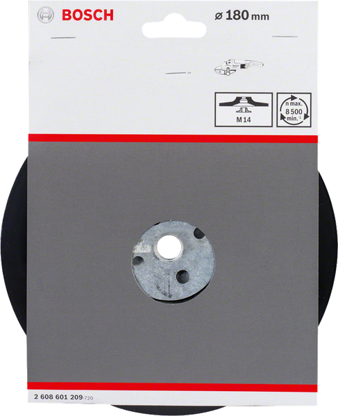 Backing pad 180 mm 8 500 rpm