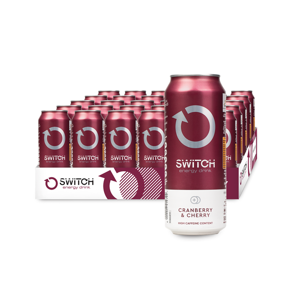 Switch Energy Cranberry &amp; Cherry (24 x 500ml)