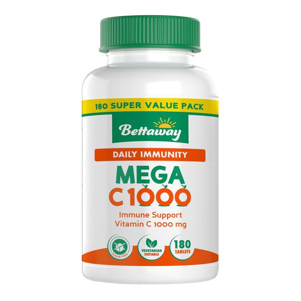 BettaWay Mega C 1000mg TR Tablets 180
