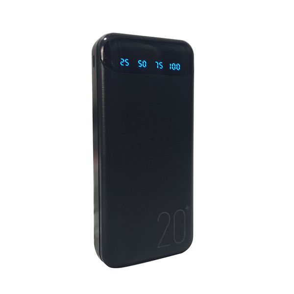 20000mAh Dual USB Power Bank with Simultaneous Charge WP163 - White