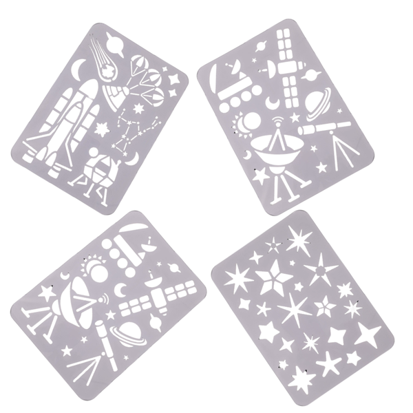 Anthony Peters - A4 Space Exploration Stencils - 4pcs