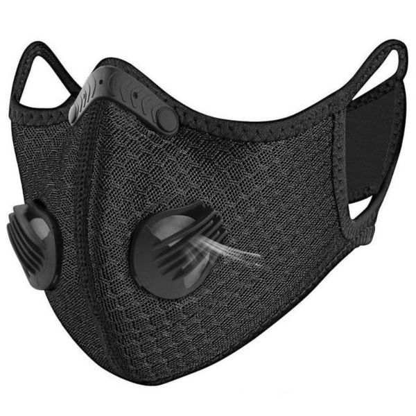 Sports Face Mask with Double Air Valves