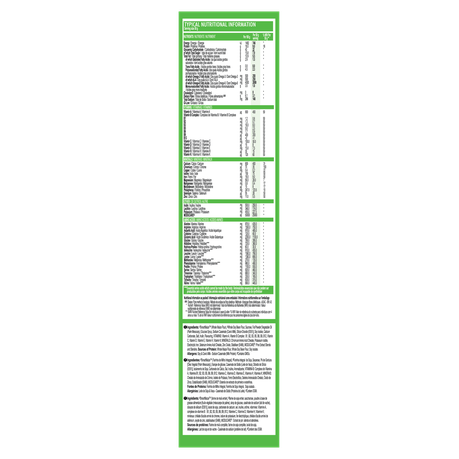 life cereal nutritional guide