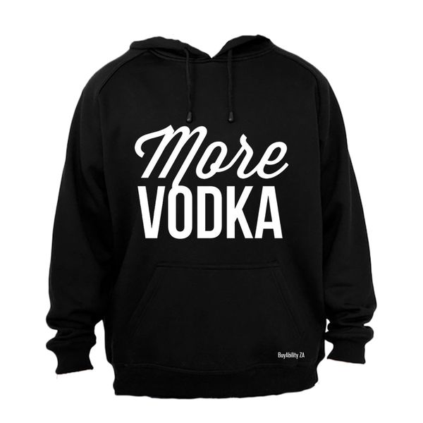 More Vodka - Mens - Hoodie - Grey