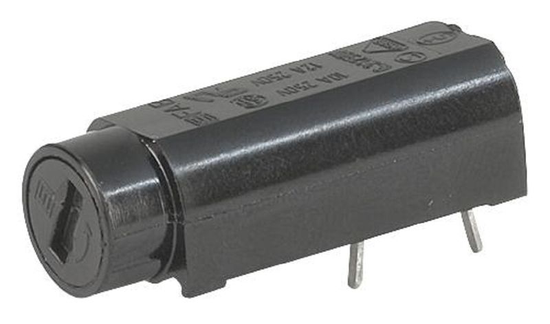 Schurter (3101.0050) Fuseholder, PCB Mount, 250V, 10A, 5 x 20mm