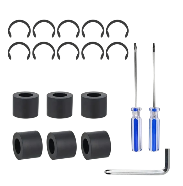 19 Pcs Rubber Rollers Set Replacement Compatible with Cricut Makers /Maker3