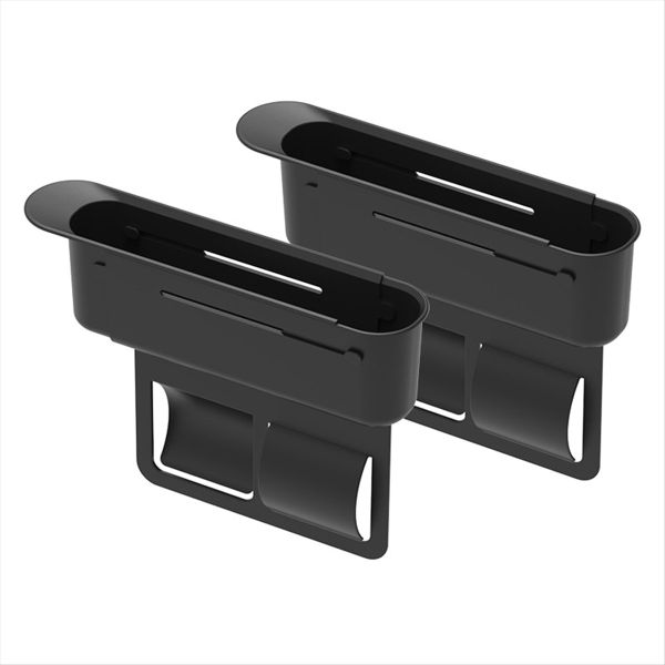 2 Pcs Retractable Car Seat Storage Box Storage Compatible with Universal