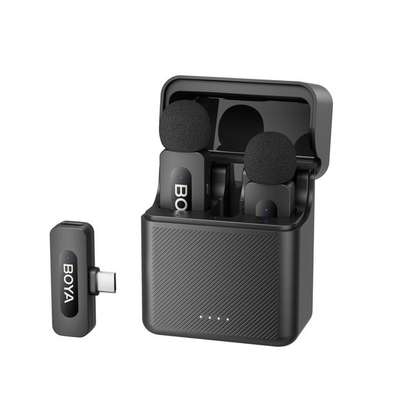 Boya V30 2.4GHz Dual-Channel Wireless Microphone System for USB-C Devices