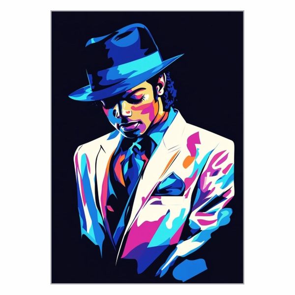 Michael Jackson Cartoon Poster - A1
