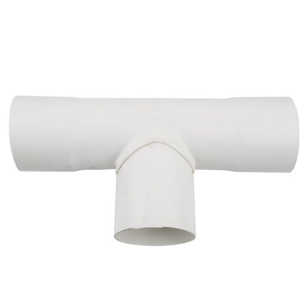 Pvc Gutter - Round Downpipe Junction - 90 Degree - 2 Pack