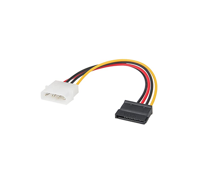 SATA 4 Pin IDE to 15 Pin HDD Power Adapter Cable Hard Drive