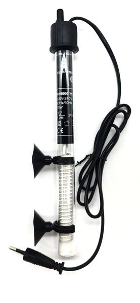 Resun Rising Heat Aquarium Heater - 75W (For 60L Aquariums)