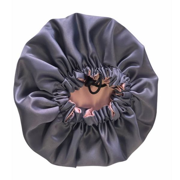 Adjustable Reversible Duchess Satin Bonnet