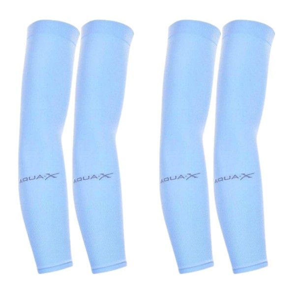 AQUA-X Sport UV Protection Arm Sports Sleeves - 2 Pack