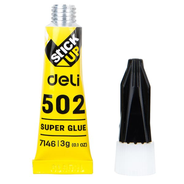 DELI 8PCS Super Glue 3g - Fast Bond Instant Adhesive (Assorted)