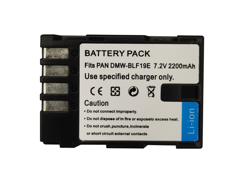 2200mAh Lithium-Ion Battery for Panasonic DMW-BLF19 / DMW-BLF19E