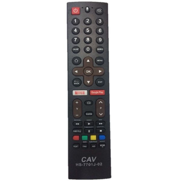 Replacement Smart TV Remote for Sinotec HS-7701J-02