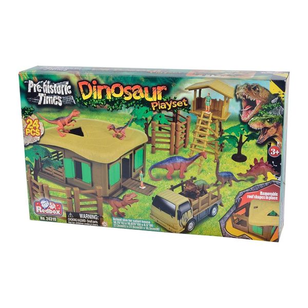 Pre-Historic Times Dinosaur Play Set 24 Piece