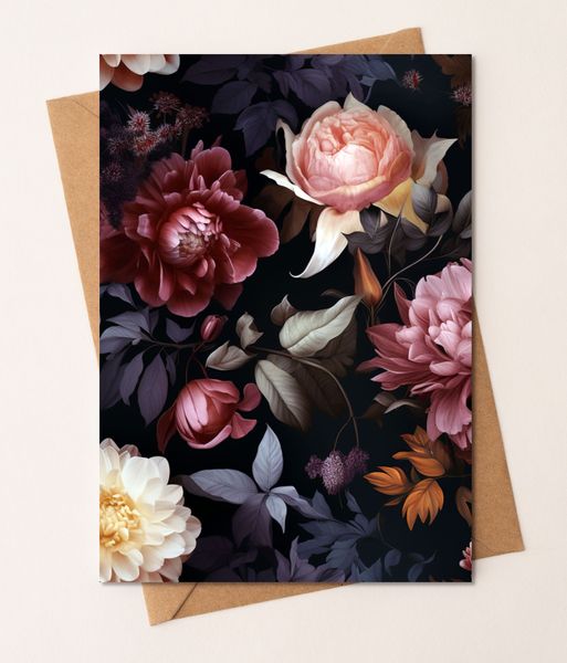Greeting Cards: Moody Florals (Value Pack)