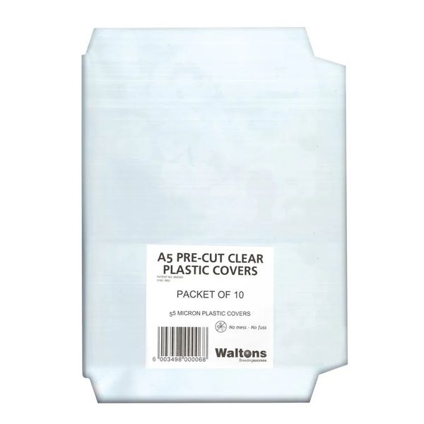 Clear Plastic Covers 55 Micron A4 (Pack of 10) x 2