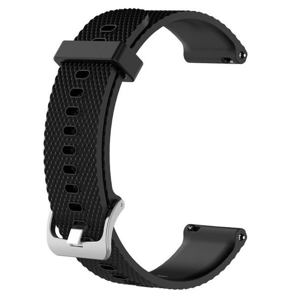 Silicone Strap Compatible with Suunto 3 - Black
