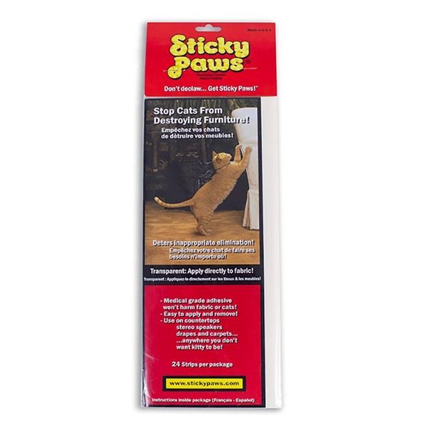 Sticky Paws - Protective Furniture Strips From Cats