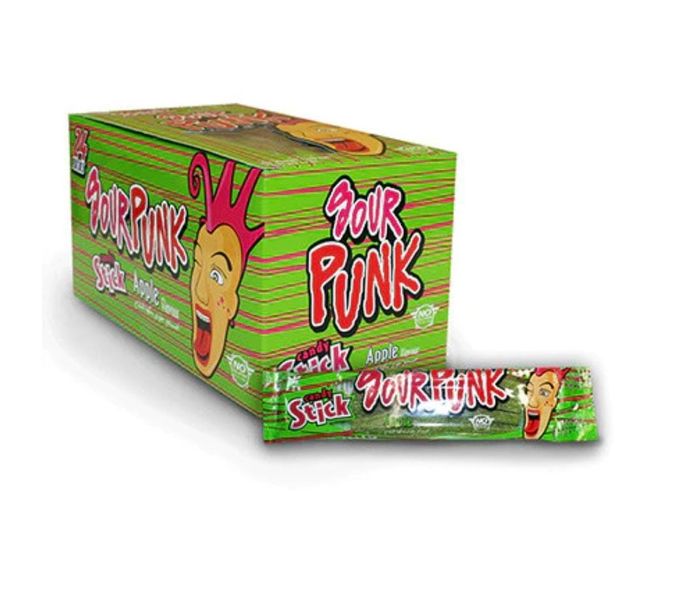 Apple Sour Punk Sticks - 24 Packs