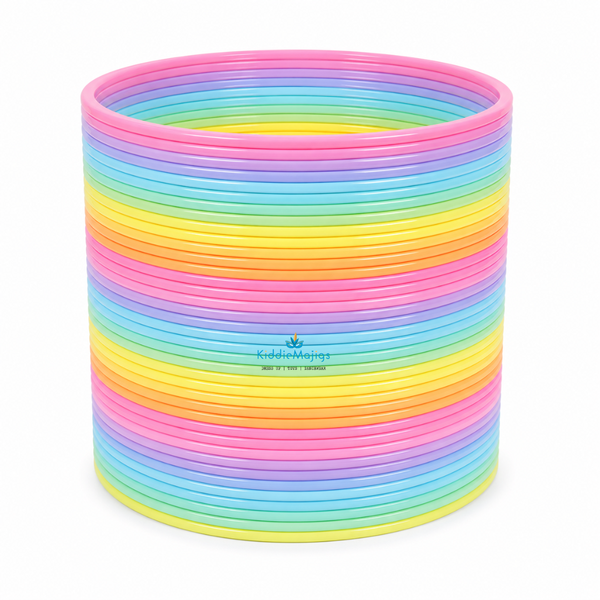 Rainbow Jumbo Slinky Spring Toy for Kids