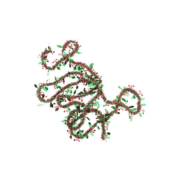 Christmas Holly Tinsel Christmas Garland