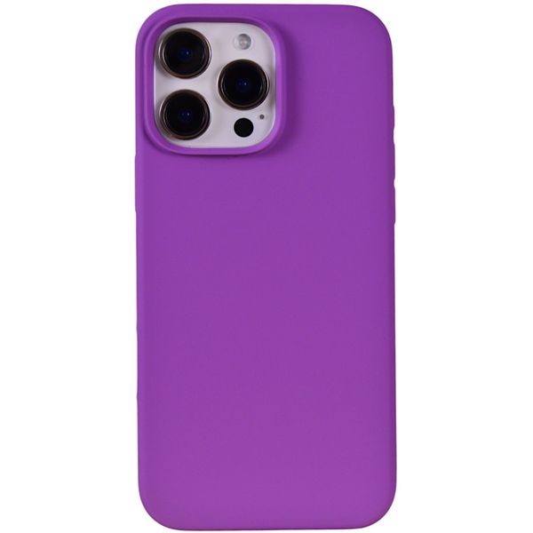 Solid Phone Case with Velvet Inside - Iphone 16 Pro Max - Vibrant Purple