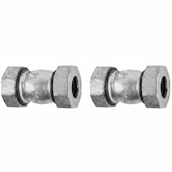 K-Brand Galvanized Steel Johnson Coupling 20mm - 2 Pack