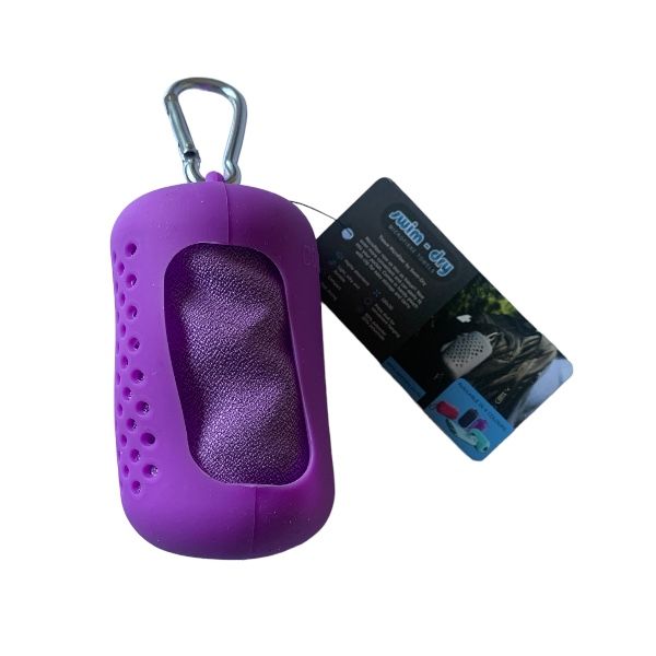 Purple Tissue Microfibre Travel Towel image