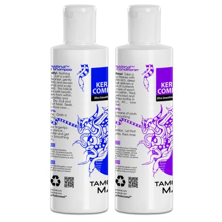 Medusa Brazilian Keratin Ultra Smoothing Shampoo Conditioner Set 250ml